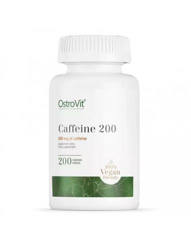 Cafeína 200 mg 200 tabs - OstroVit