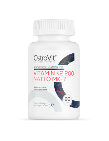 Vitamina K2 200 Natto MK-7 90 tabs - OstroVit