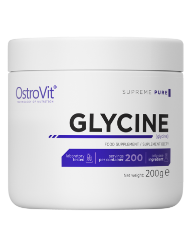 Glicina 200g - OstroVit | Aminoácido Protéico