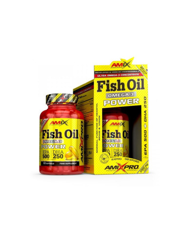 Aceite pescado Fish Oil Omega 3 Power 60 caps - Amix