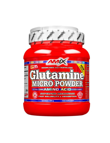 Glutamina Micro Powder 500g - Amix Nutrition