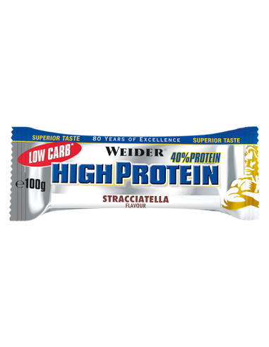 40% Low Carb High Protein Bar 100g - Weider | Fit Food